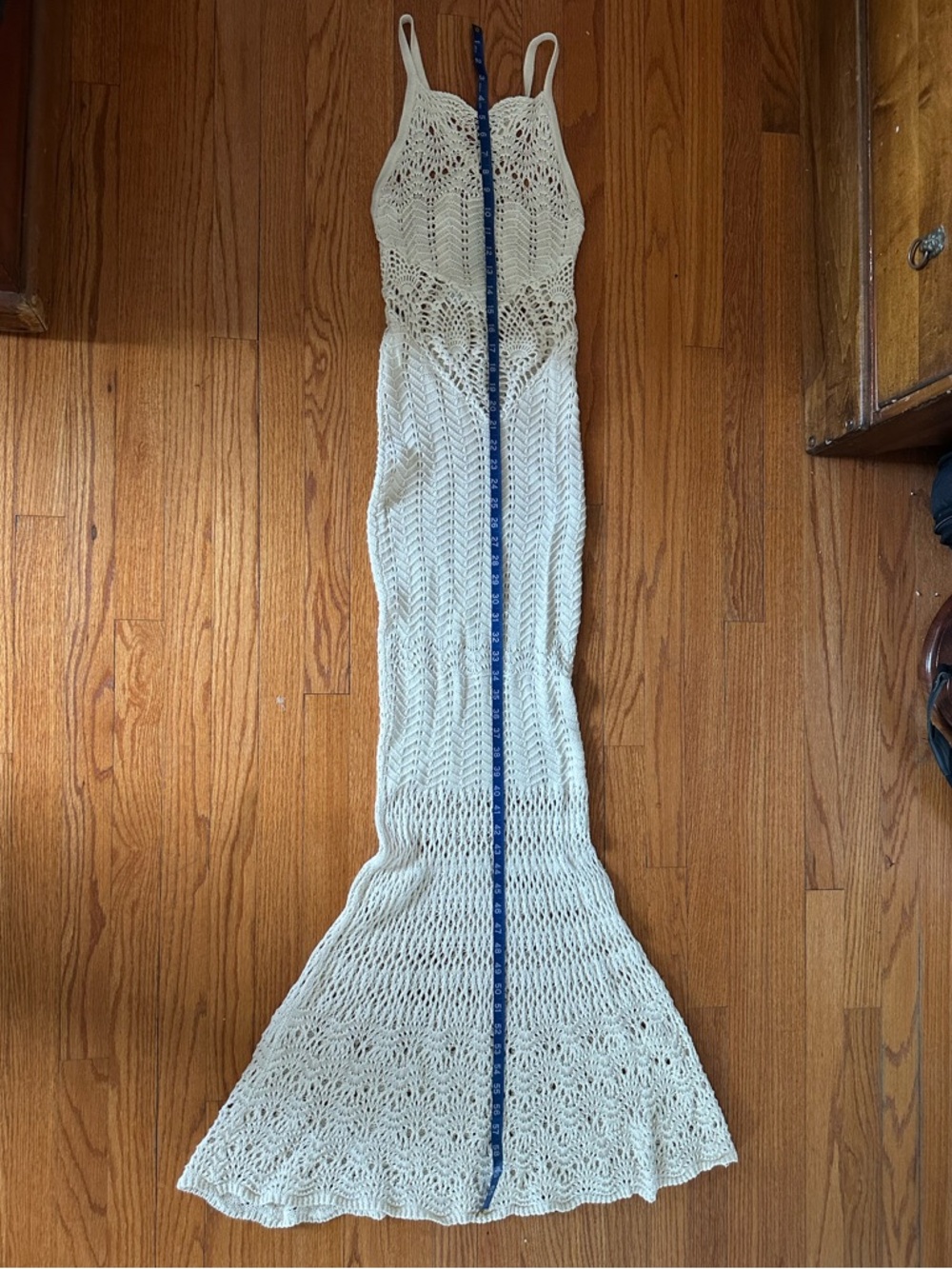 Ecote Cotton Sheer Crochet Maxi Dress - Picture 7 of 7